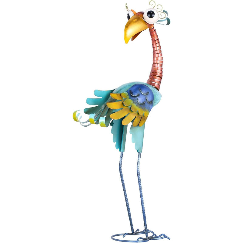 Metal Bird Garden Statue