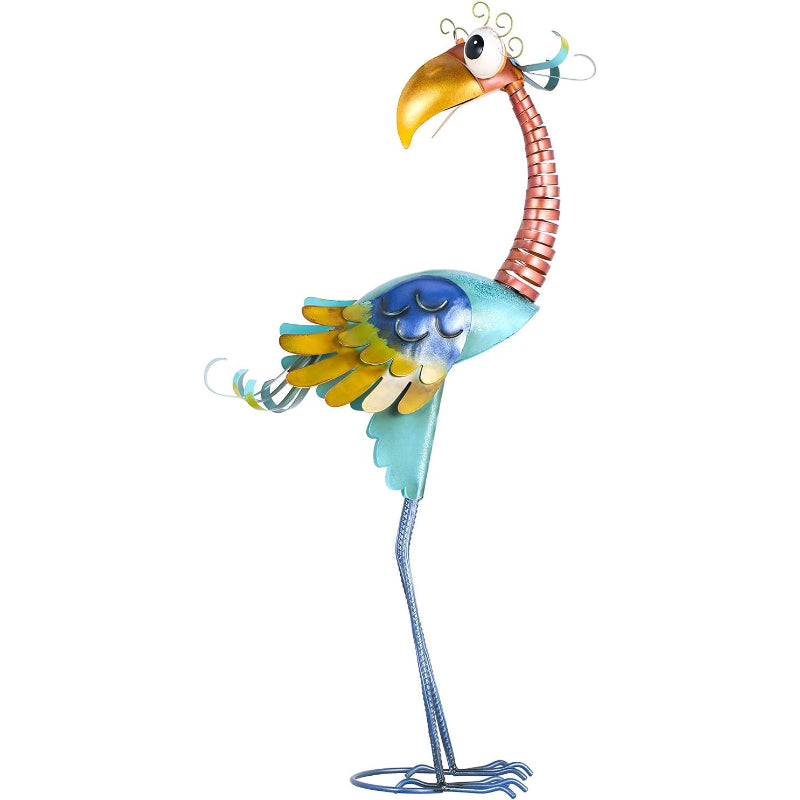 Metal Bird Garden Statue