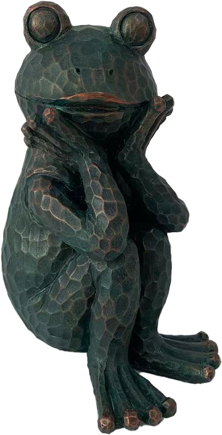 Meditation Frog Garden Statue