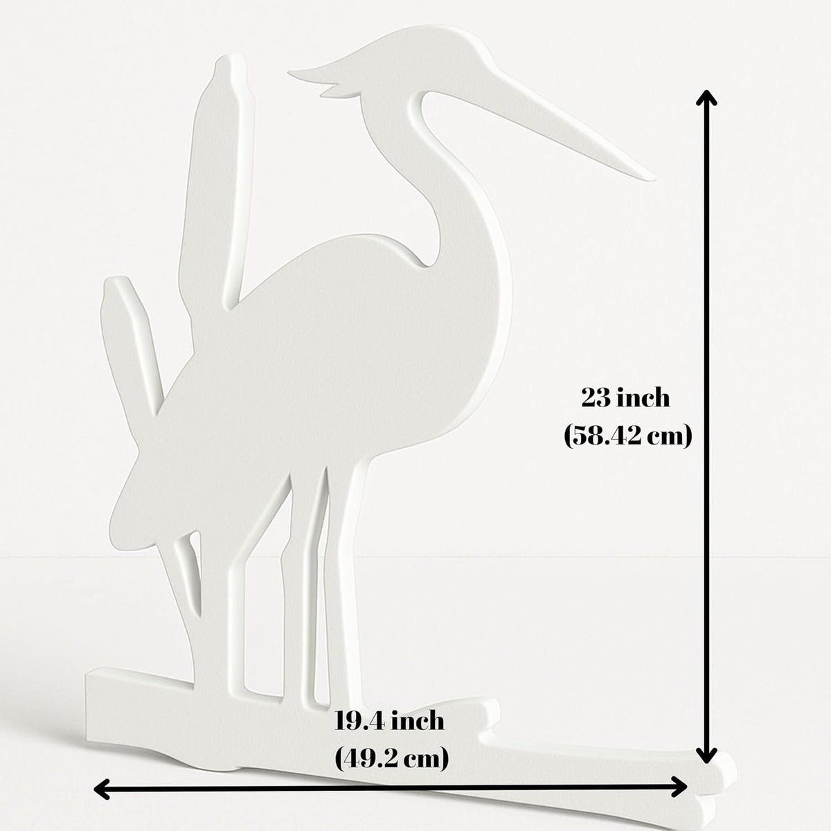 Large Heron PVC Coastal Wall Art
