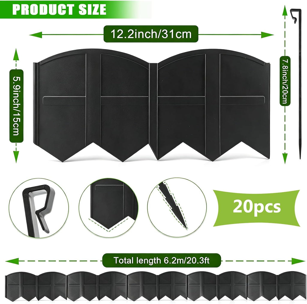 20FT Plastic Garden Edging