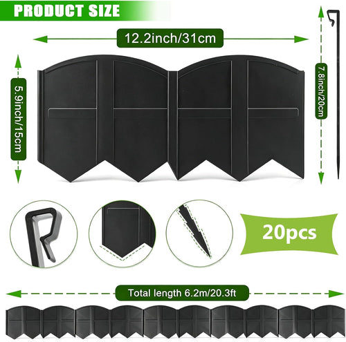 20FT Plastic Garden Edging