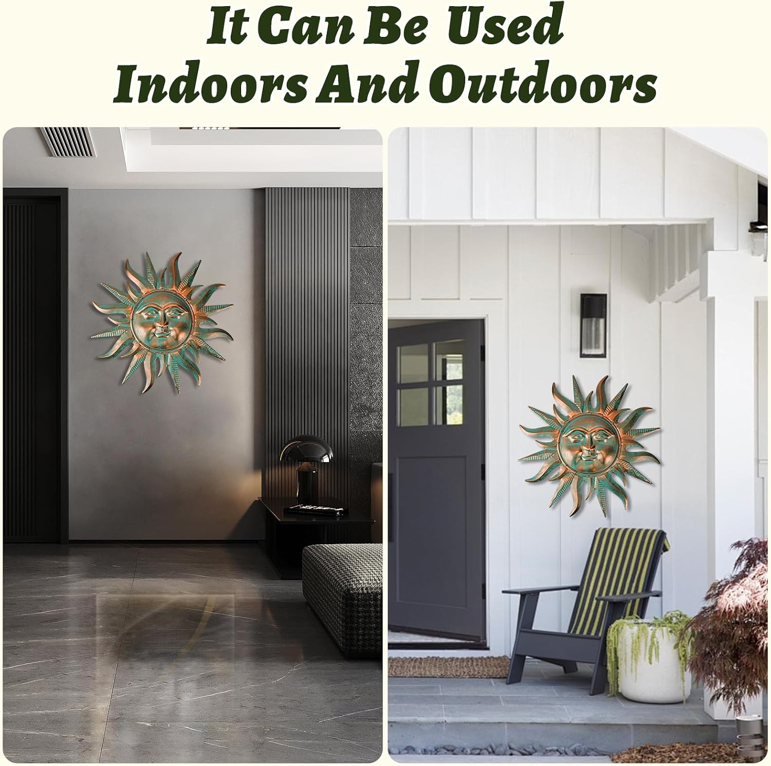 Sun Metal Wall Decor