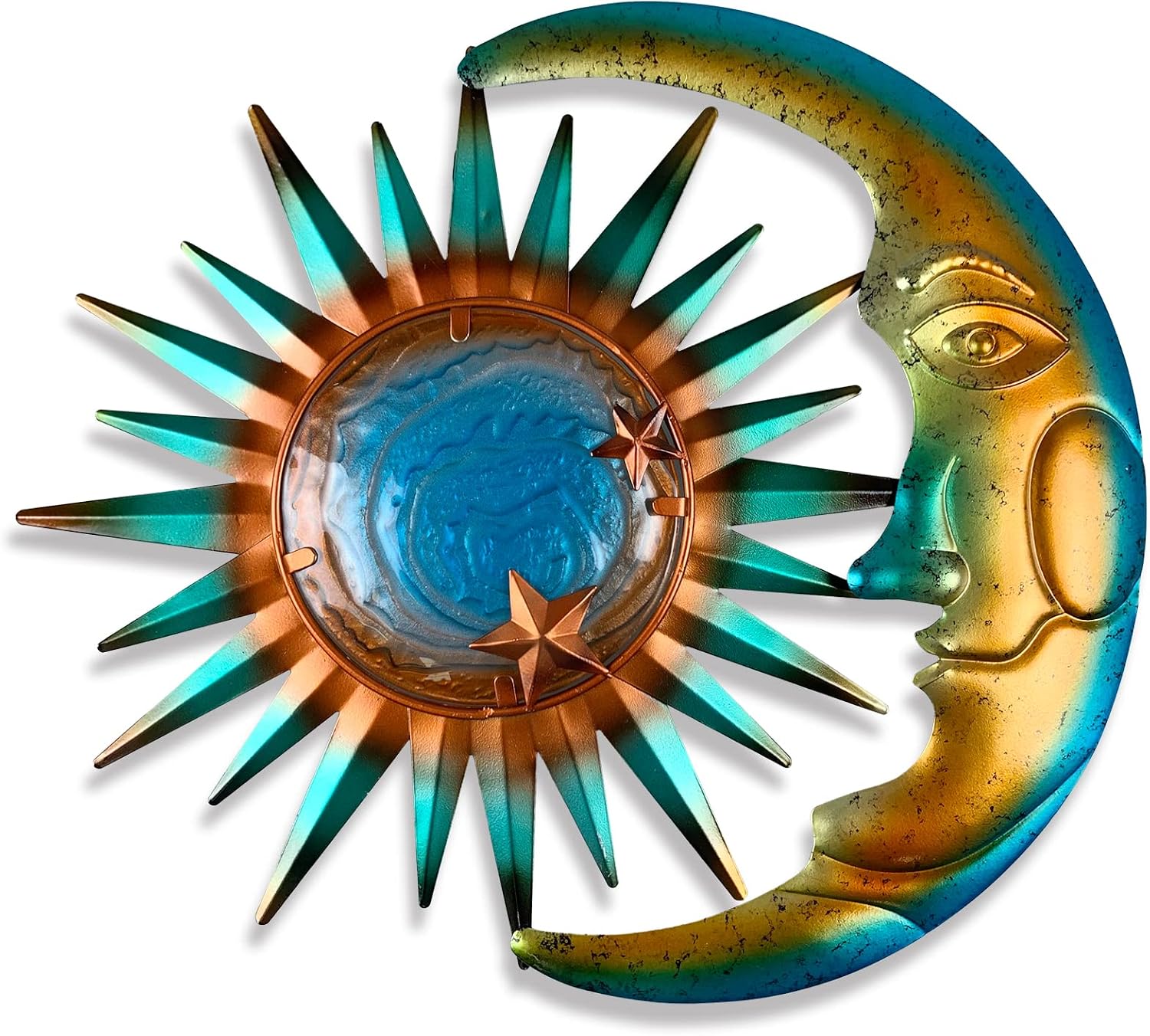 Sun Moon Metal Wall Decor
