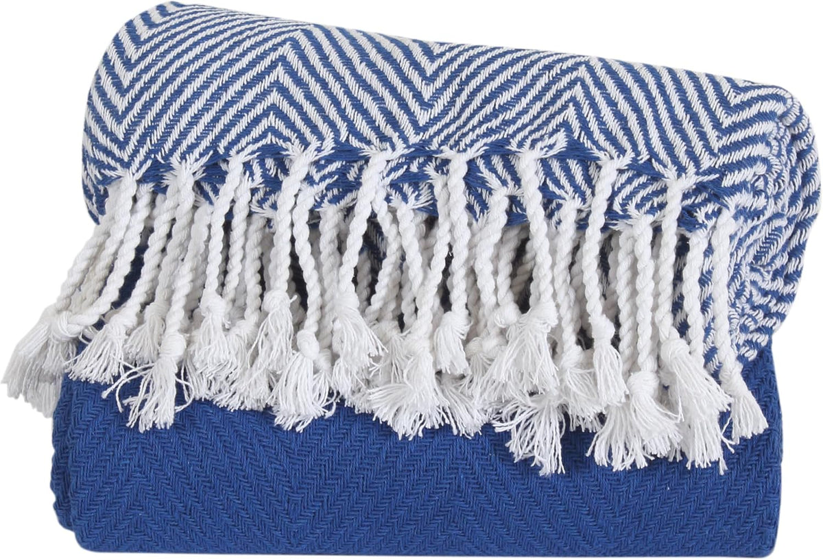 Handloom Cotton Throw Blanket