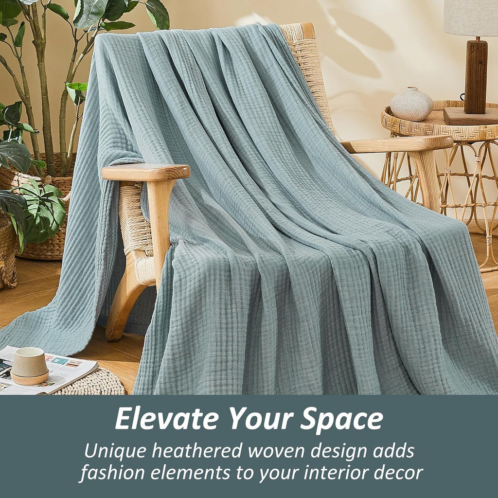 Cotton Muslin Throw Blanket