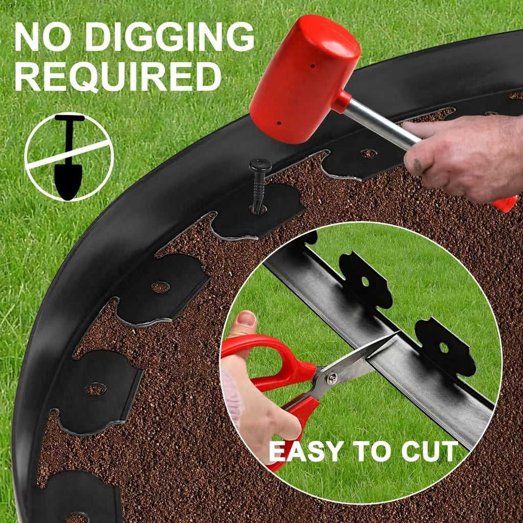 1.5 Inch 100FT Garden Edging Border