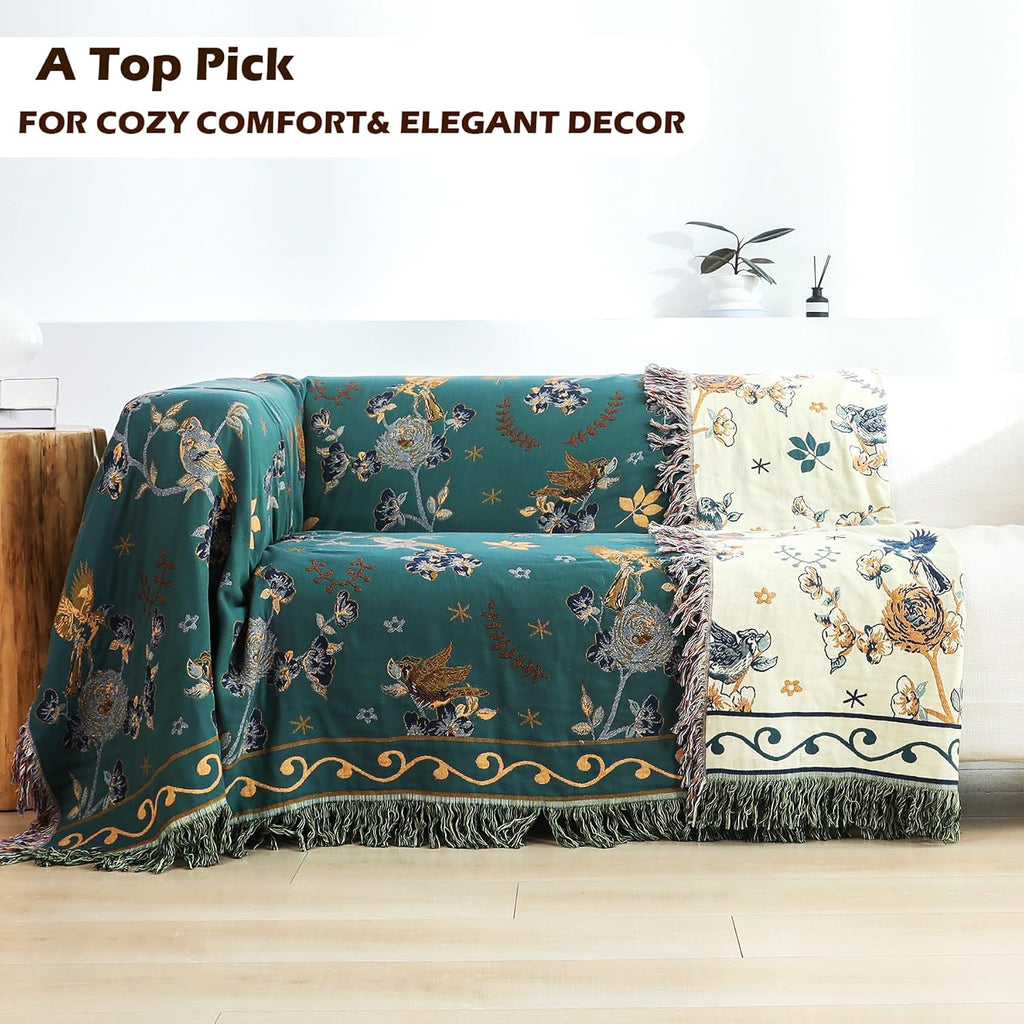 Organic Cotton Throw Blanket
