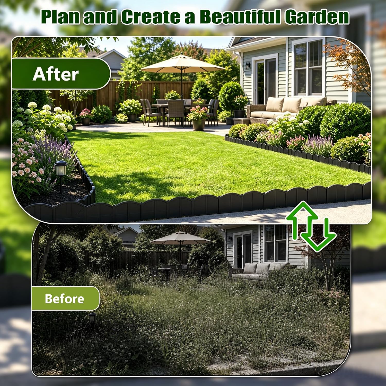 20FT Plastic Garden Edging