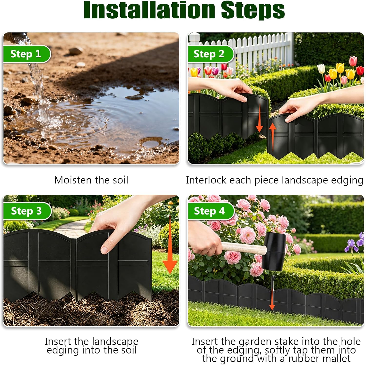 20FT Plastic Garden Edging