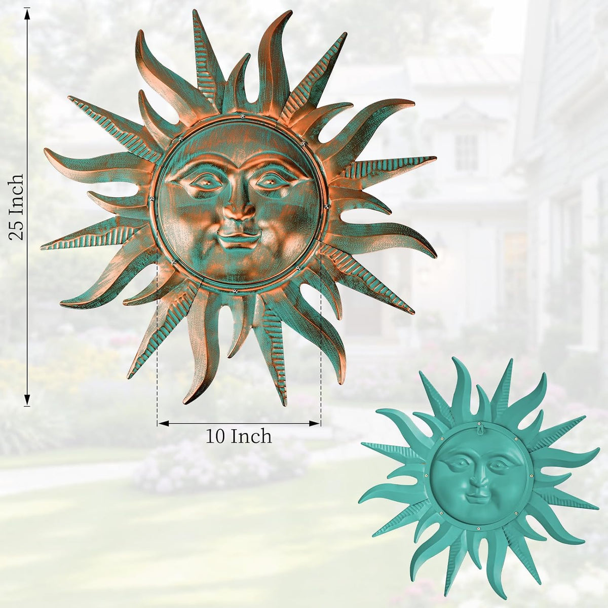 Sun Metal Wall Decor