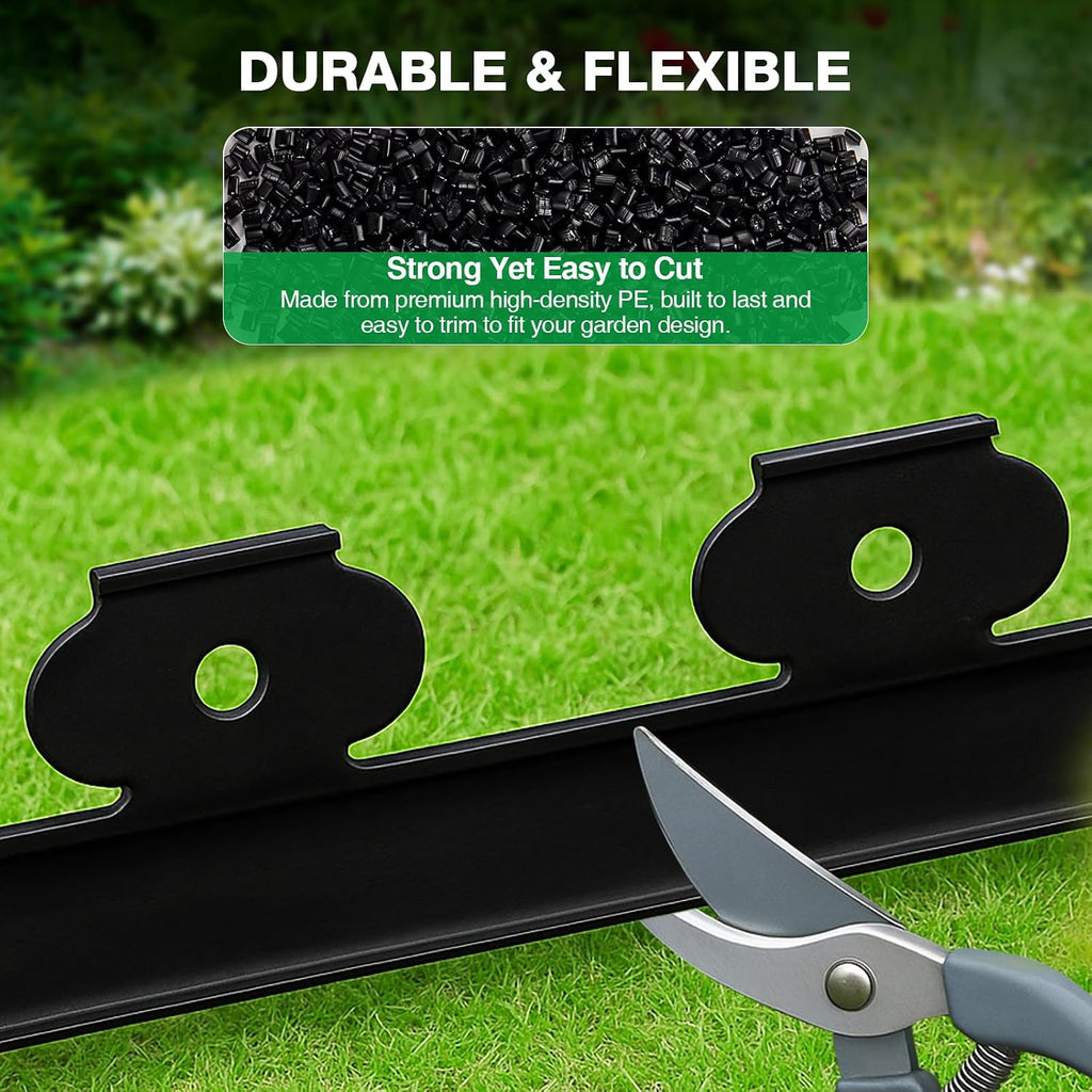 100FT Plastic Garden Edging
