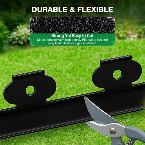 100FT Plastic Garden Edging
