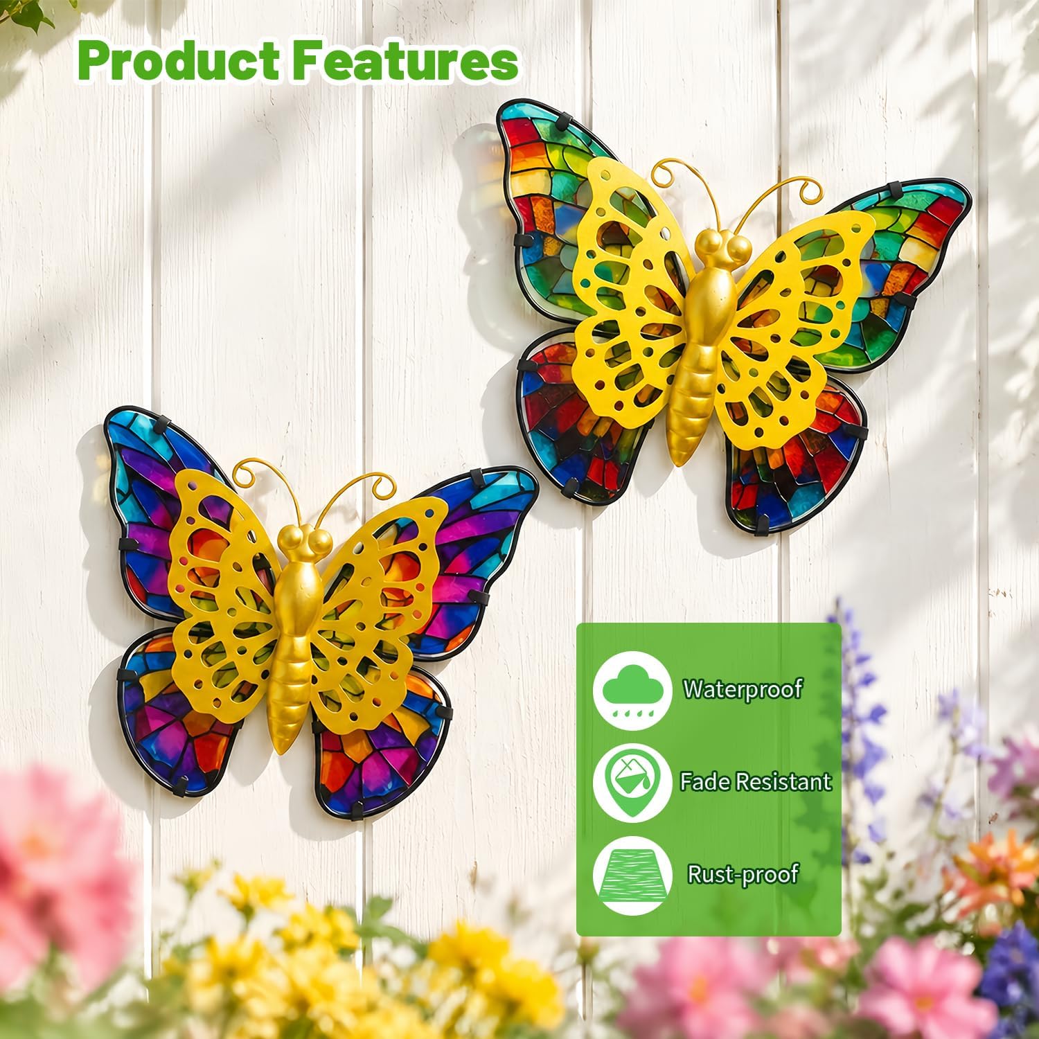 3D Butterfly Wall Decor Set
