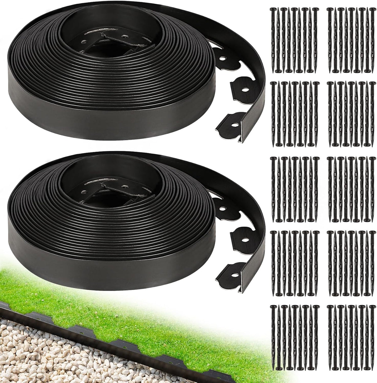 1.5 Inch 100FT Garden Edging Border