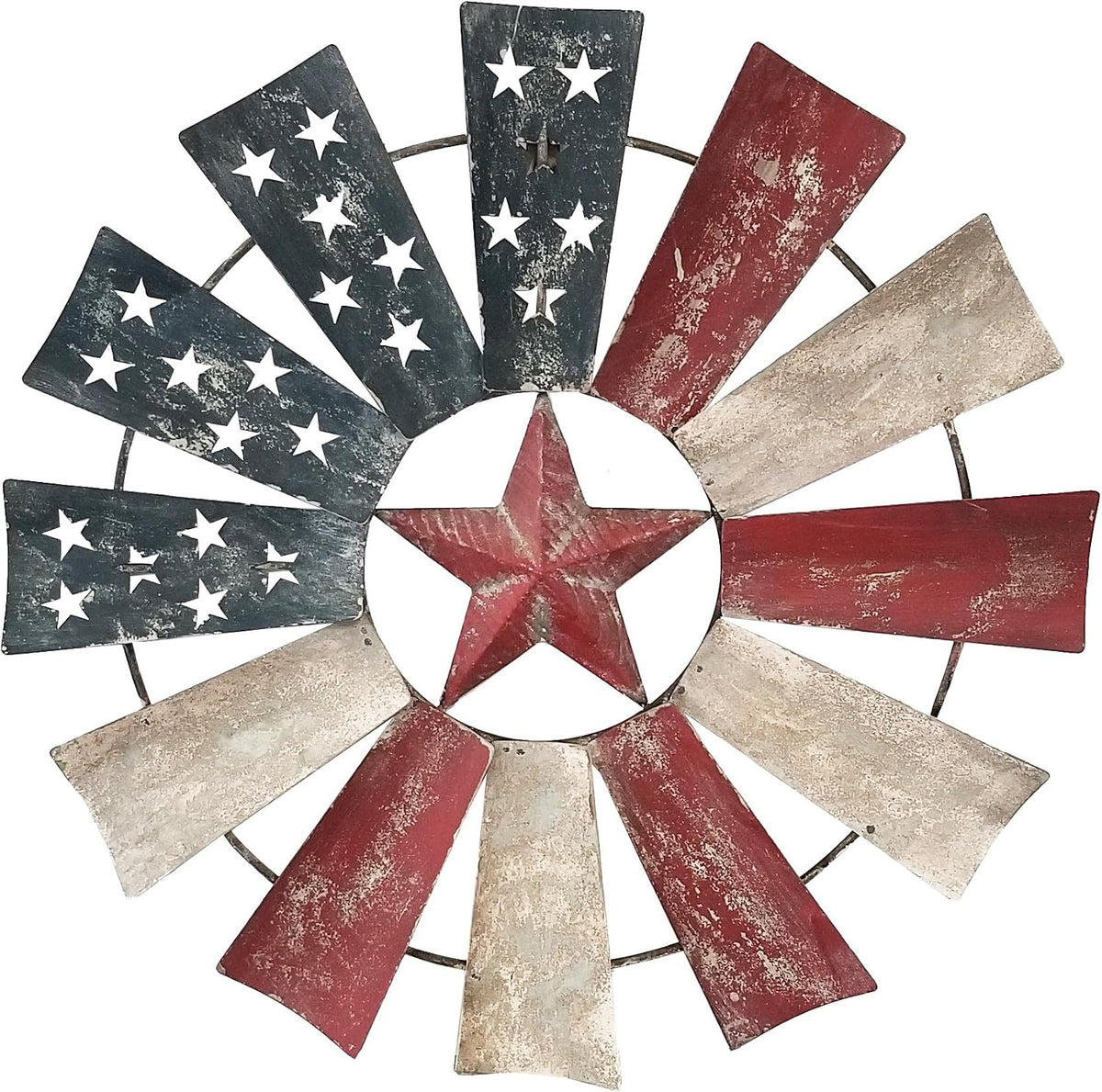 Patriotic Windmill Wall Decor