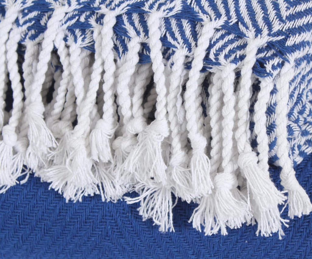 Handloom Cotton Throw Blanket