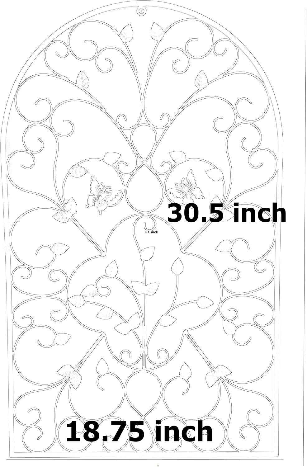 Spanish Arch Metal Wall Sculpture