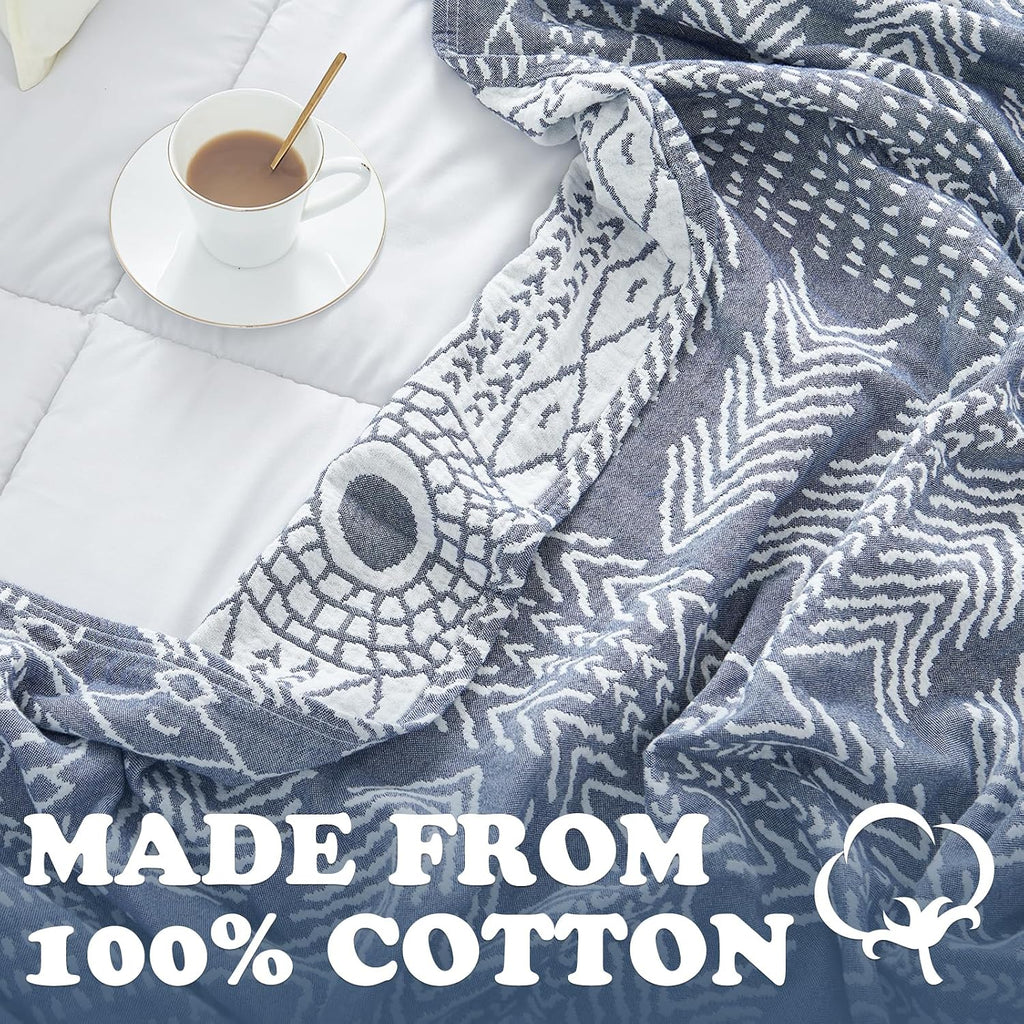 Cotton Muslin Throw Blanket