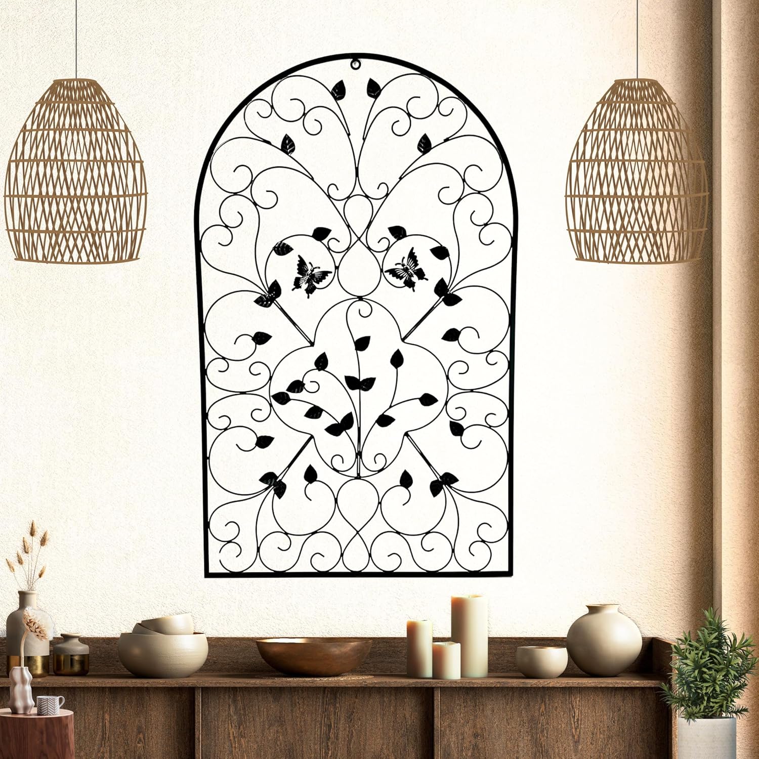Spanish Arch Metal Wall Sculpture
