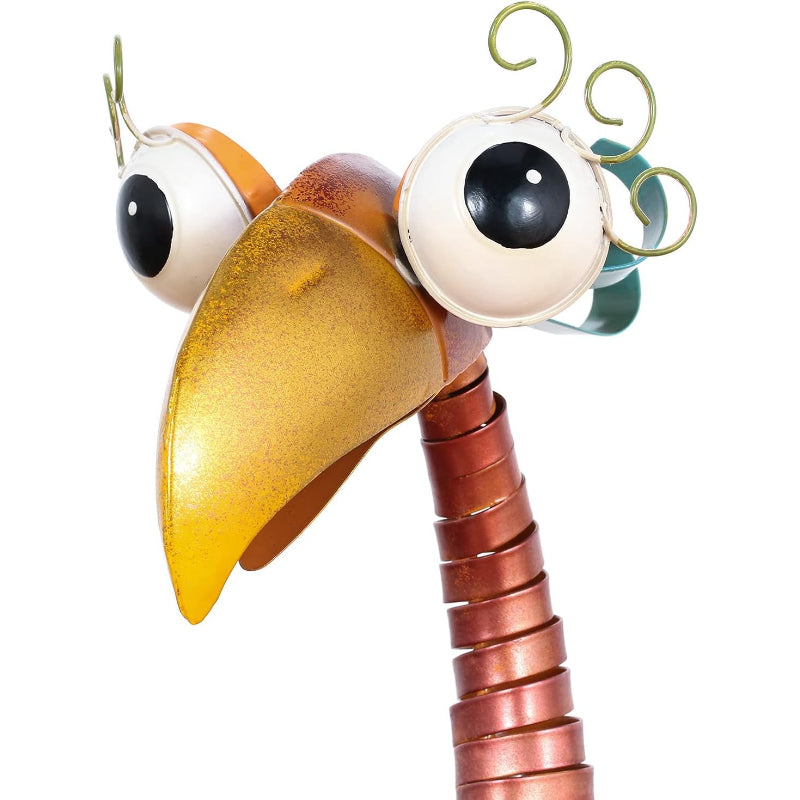 Metal Bird Garden Statue